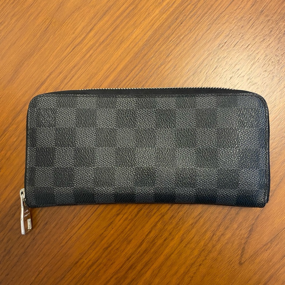 Louis Vuitton Graphite Long Zippy Wallet